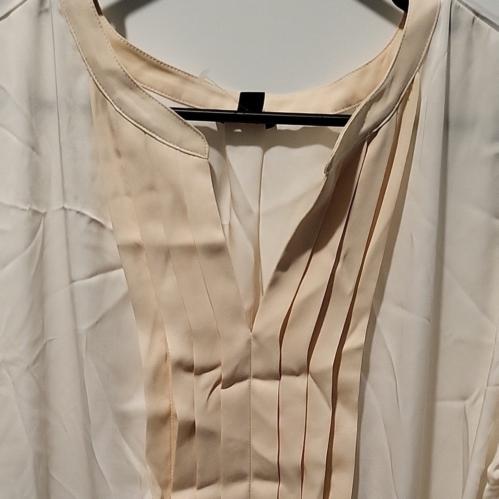 Ann Taylor Cream and Tan Dress - Picture 4 of 4